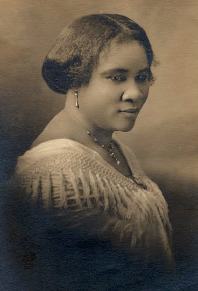 Photo of Madame C.J. Walker By Scurlock Studio/ Smithsonian Institution, National Museum of American History /Public Domain