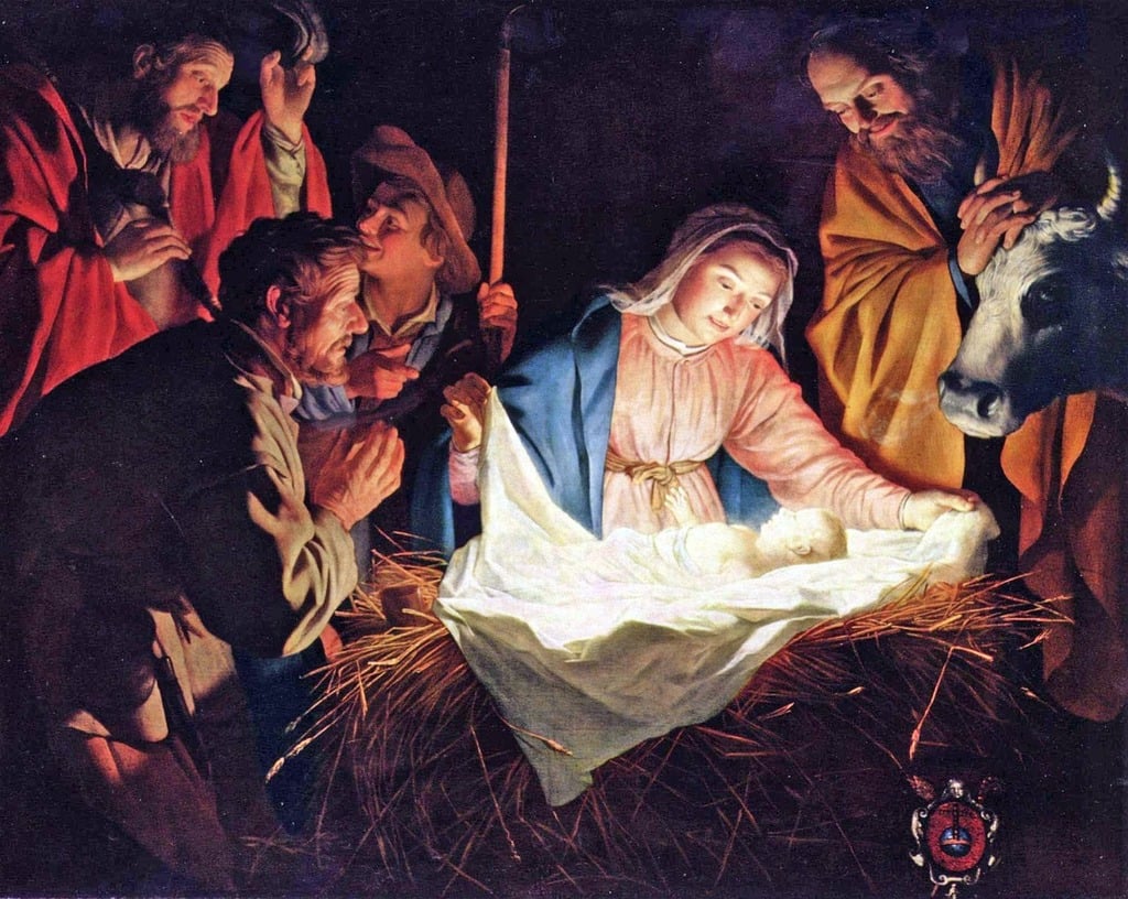 Christians celebrate the birth of Jesus of Nazareth on Christmas, honoring the arrival of the man they believe was God in the flesh.